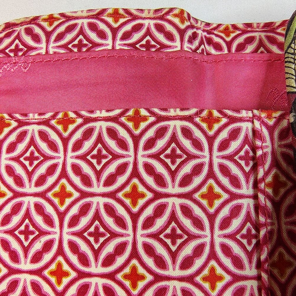 Vera Bradley Mod Floral Quilted Euro Wallet Floral Circle Pattern Boho Colorful - Picture 9 of 15